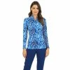 IBKUL Women's Evie Long Sleeve Zip Mock Neck - 10182 -Golf Clubs Shop 10182 20navy