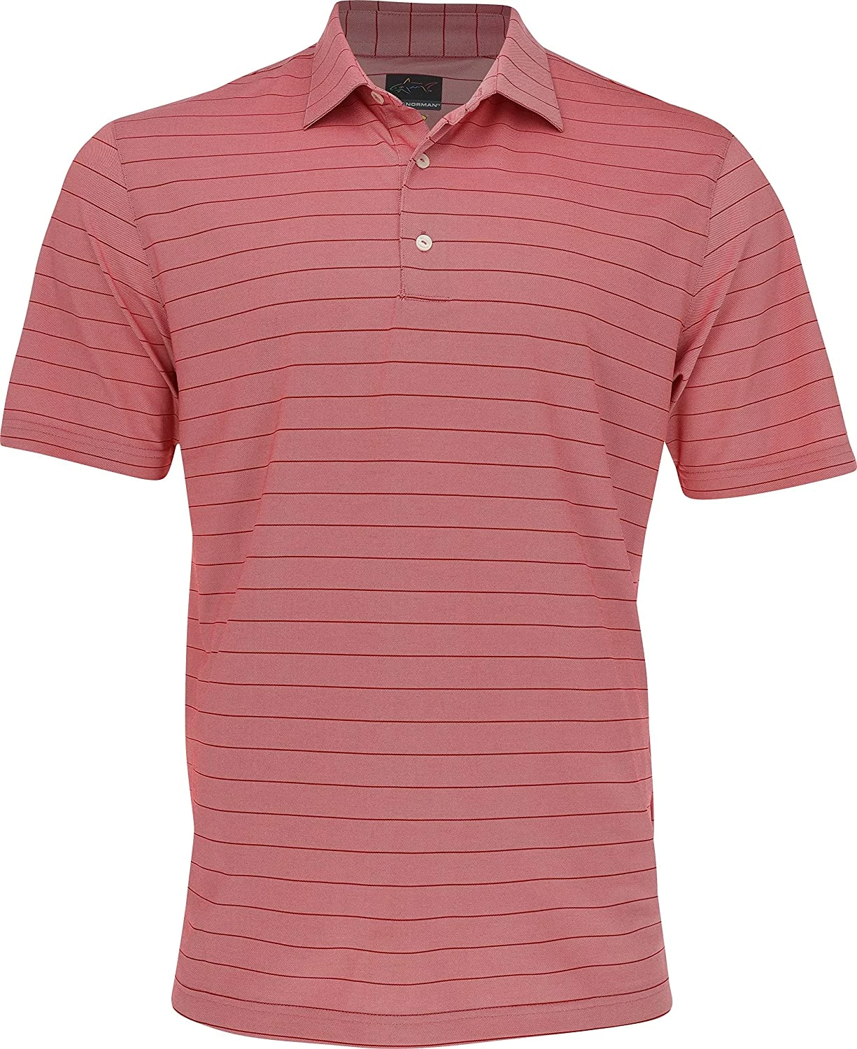 Greg Norman Men's Freedom Micro Pique Stripe Polo 6 Greg Norman Men's Freedom Micro Pique Stripe Polo - Image 4