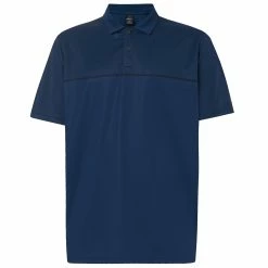 Oakley Men's Hexad Stripe RC Golf Polo (On-Sale) -Golf Clubs Shop 193517109660 oakley hexad stripe rc polo poseidon alternate 001
