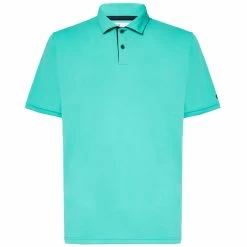 Oakley Men's Divisional Uv Polo Golf Shirt -Golf Clubs Shop 193517365820 oakley divisional uv light emerald alternate 001