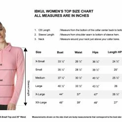 IBKUL Women's Matilda Print Ruffle Sleeveless Polo - 44263 -Golf Clubs Shop 2021 20ibkul 20ls 20polo 20sizing 20chart 6dab9074 61bf 4304 a7d1 17d367f9ed74