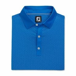 Footjoy Diamond Dot Print Polo (Previous Season Style) -Golf Clubs Shop 2022 20footjoy 20diamond 20dot 20print 20lisle 20self 20collar 2029582 20folded