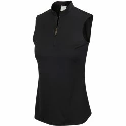 Greg Norman Women ML75 2Below Mandarin Collar Sleeveless Polo