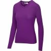 Greg Norman Women's Lurex Tipped V-Neck Sweater 2020 -Golf Clubs Shop 30508461 source 1597171707