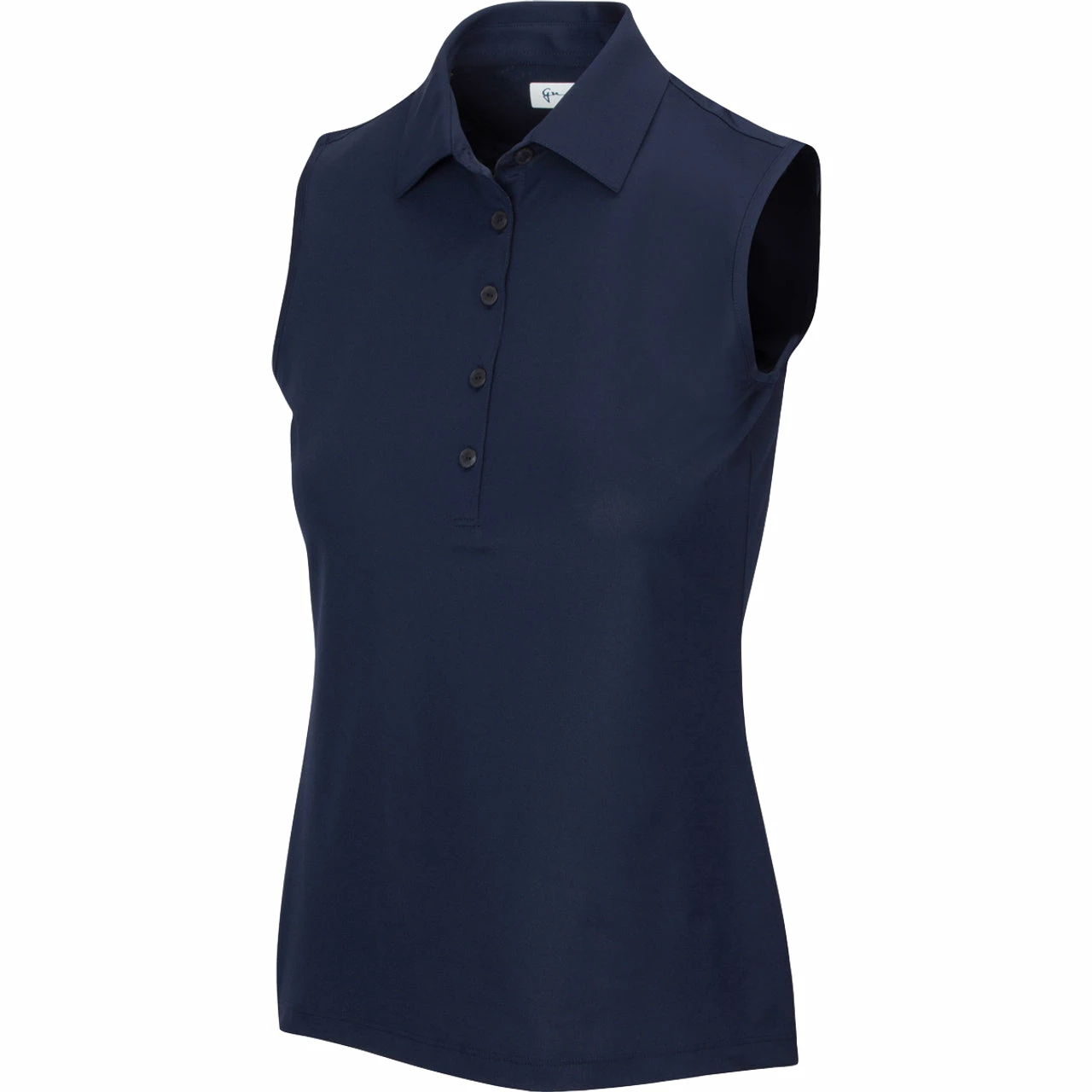 Greg Norman Women's Sleeveless Freedom Micro Pique Polo 4 Greg Norman Women's Sleeveless Freedom Micro Pique Polo - Image 2