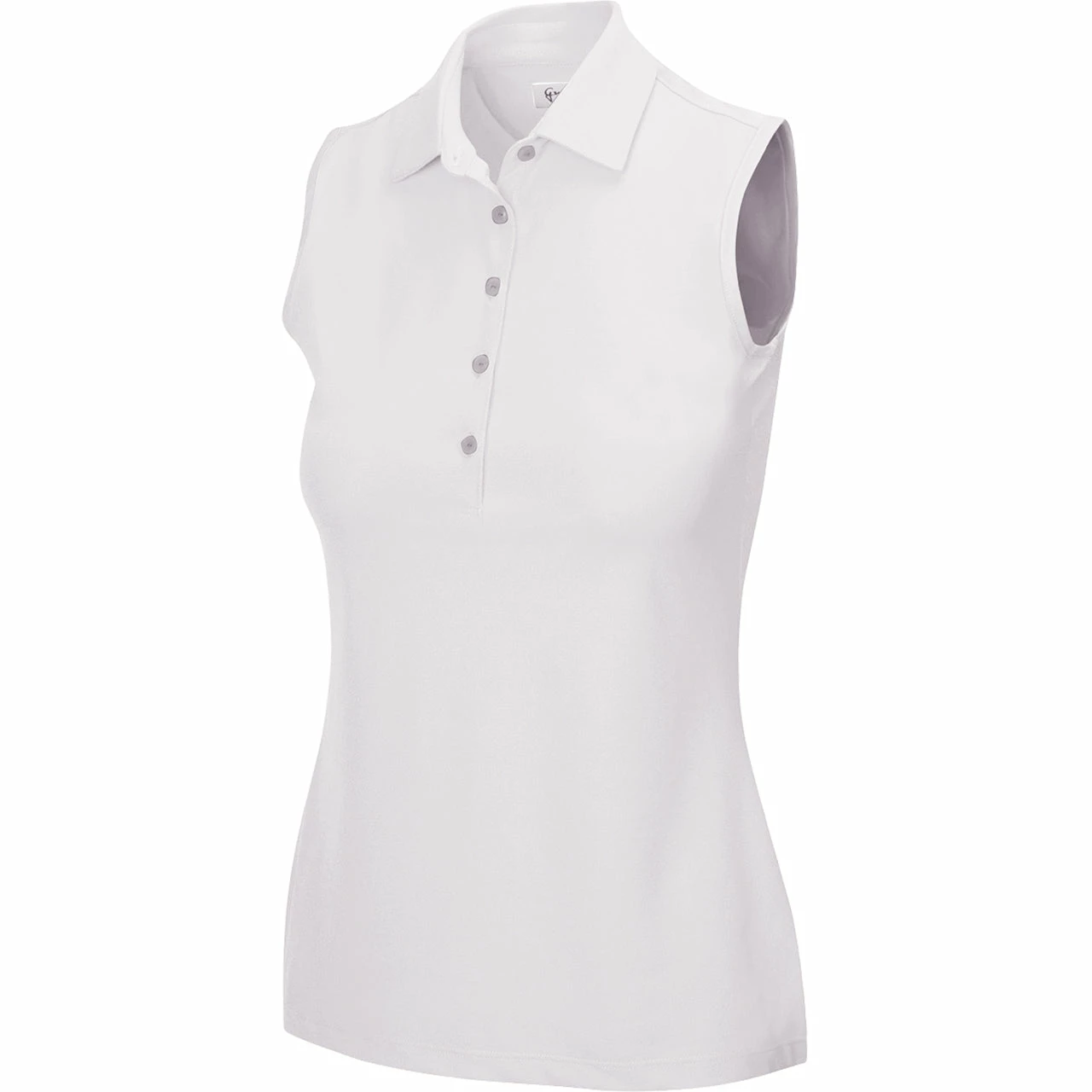 Greg Norman Women's Sleeveless Freedom Micro Pique Polo 5 Greg Norman Women's Sleeveless Freedom Micro Pique Polo - Image 3