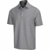 Greg Norman Men's Freedom Micro Pique Stripe Polo