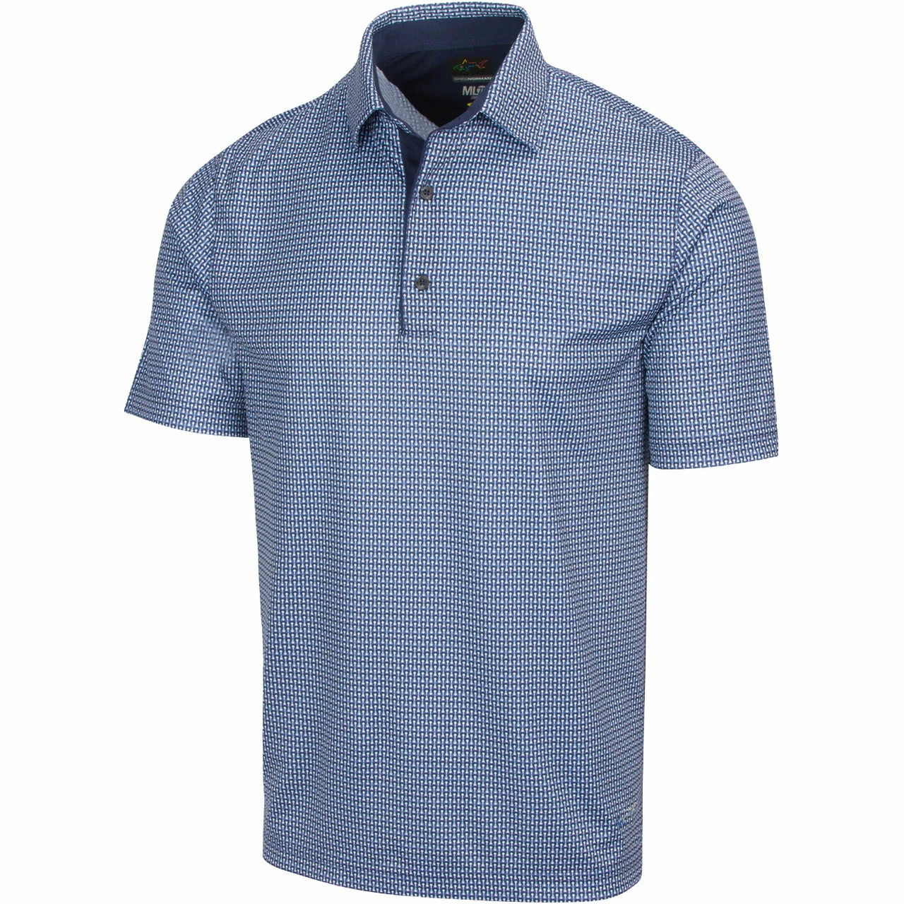 Greg Norman Men's ML75 Microlux 2Below Tee Print Polo 3 Greg Norman Men's ML75 Microlux 2Below Tee Print Polo