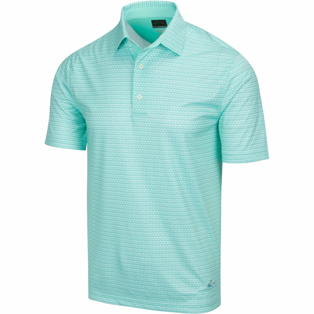 Greg Norman Men's ML75 Microlux 2Below Tee Print Polo 5 Greg Norman Men's ML75 Microlux 2Below Tee Print Polo - Image 3