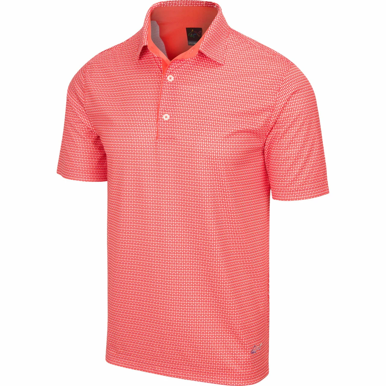 Greg Norman Men's ML75 Microlux 2Below Tee Print Polo 6 Greg Norman Men's ML75 Microlux 2Below Tee Print Polo - Image 4