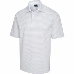 Greg Norman Men's ML75 Microlux 2Below Yarn Dye Stripe Polo