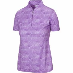 Greg Norman Women's ML75 2Below Surf Polo 2021 -Golf Clubs Shop 453 20sugar 20plum 20copy