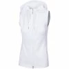 Greg Norman Women's Jacquard Hooded Vest 2021 -Golf Clubs Shop 460 20white