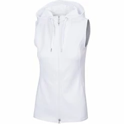 Greg Norman Women's Jacquard Hooded Vest 2021
