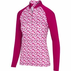 Greg Norman Women's Solar XP Prism Print 1/4 Zip Stretch Mock Pullover 7 Greg Norman Women's Solar XP Prism Print 1/4 Zip Stretch Mock Pullover -Golf Clubs Shop 46533558 source 1659990829