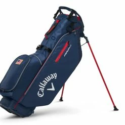 Callaway Fairway C Double Strap Stand Golf Bag 2023 -Golf Clubs Shop 5122258 bg cg stn fairway c double navy red usa 22 right