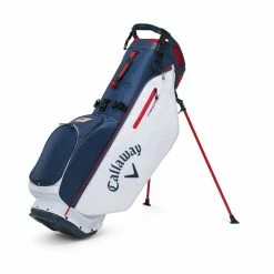 Callaway Fairway + Double Strap Stand Golf Bag 2022 -Golf Clubs Shop 5122309 bg cg stn fairway 2b double navy white usa 22 right