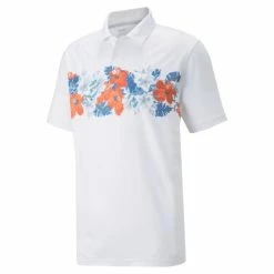 Puma Men's Cloudspun Abaco Golf Polo 2022 (On-Sale) -Golf Clubs Shop 53379302