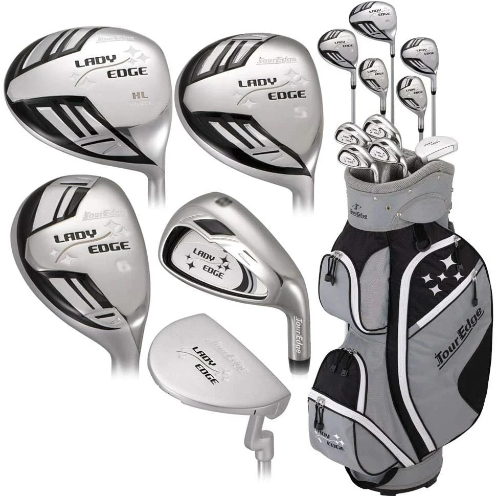 Tour Edge Lady Edge Complete Set Womens Right Hand - Black 3 Tour Edge Lady Edge Complete Set Womens Right Hand - Black