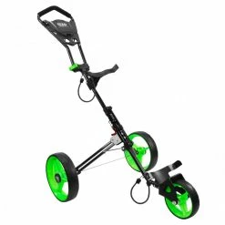 Izzo Rover II Push Cart -Golf Clubs Shop a10554 rover ii push cart lime green 3 1