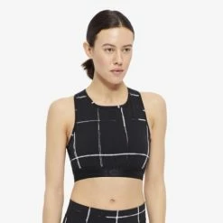 J.Lindeberg J. Lindeberg Alexis Printed Jersey Sports Bra Top