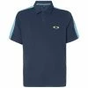 Oakley Mens Perforated Solid Polo -Golf Clubs Shop alternate 434399 6fb perforated solid polo blue