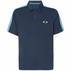 Oakley Mens Perforated Solid Polo
