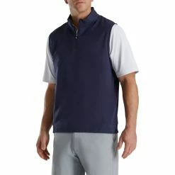 Footjoy Stretch Woven Vest + Knit Accents (Previous Season Style)