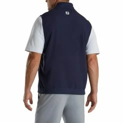 Footjoy Stretch Woven Vest + Knit Accents (Previous Season Style) 7 Footjoy Stretch Woven Vest + Knit Accents (Previous Season Style) -Golf Clubs Shop fj 25283 03 footjoy woven vest
