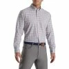 Footjoy Super Soft Woven Plaid Button Up Shirt (Previous Season Apparel Style)