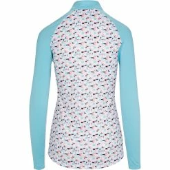 Greg Norman Women's Solar XP Prism Print 1/4 Zip Stretch Mock Pullover 8 Greg Norman Women's Solar XP Prism Print 1/4 Zip Stretch Mock Pullover -Golf Clubs Shop g2f22k487 2 osbl 1 18697