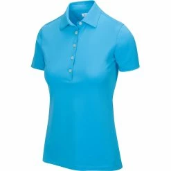Greg Norman Women's Freedom Micro Pique Polo -Golf Clubs Shop g2s21k450 2 ribe