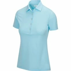 Greg Norman Women's Freedom Micro Pique Polo -Golf Clubs Shop g2s21k450 2 sebe