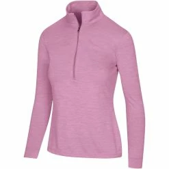 Greg Norman Women's Utility 1/2 Zip Mock Pullover 2022 -Golf Clubs Shop g2s22k073 662