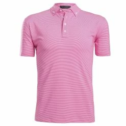 G/Fore Feeder Stripe Button Down Mens Polo