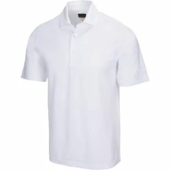 Greg Norman Men's Freedom Micro Pique Polo -Golf Clubs Shop g7s21k480 7 wht