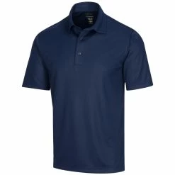 Greg Norman Men's Protek ML75 Microlux Embossed Polo -Golf Clubs Shop g7s22k470 410