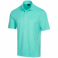 Greg Norman Men's Protek ML75 Microlux Embossed Polo -Golf Clubs Shop g7s22k470 426