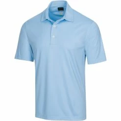 Greg Norman Men's Protek ML75 Microlux Embossed Polo -Golf Clubs Shop g7s22k470 csbl mens golf polo
