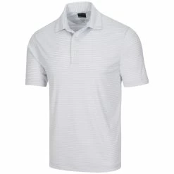 Greg Norman Men's Protek ML75 Microlux Striped Polo -Golf Clubs Shop g7s22k471 050