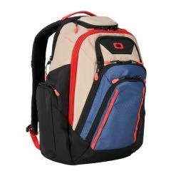 Ogio Gambit Pro Backpack -Golf Clubs Shop gambit tanbluered1