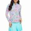 IBKUL Women's Demi Print Long Sleeve Zip Mock Neck - 10187 -Golf Clubs Shop ibkul6200b8e651df896200b8e6520c3.005387706200b8e6520c3 1800x1800 ce91ab6b 35de 4cf7 87f2 313b6d4dc869