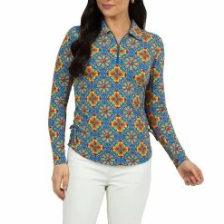 IBKUL Women's Scarlet Print Adjustable Long Sleeve Zip Polo - 48185 7 IBKUL Women's Scarlet Print Adjustable Long Sleeve Zip Polo - 48185 -Golf Clubs Shop ibkul6200db791faa516200db791fbc8.466726776200db791fbc8 1800x1800 5daef12c 02b2 4928 8c5e 10a7ea251c3e