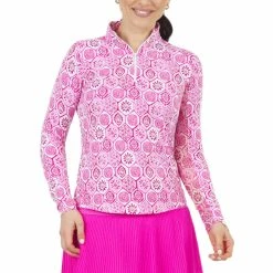 Ibkul Women's Terra Print Long Sleeve Mock Neck Top - 10264 -Golf Clubs Shop ibkul6285ee103bf5886285ee103c092.167241356285ee103c092 1800x1800 ab3097ce 3209 4c88 ae93 c1c206264b55