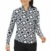 Ibkul Women's Elise Print Long Sleeve Mock Neck Top - 10266 -Golf Clubs Shop ibkul6285ef553671696285ef5536818.993644966285ef5536818 1800x1800 b584770a 72f1 42ab a84c 24372fc2569e