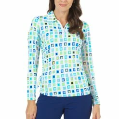IBKUL Women's Eloise Long Sleeve Zip Mock Neck - 48261 -Golf Clubs Shop ibkul6285f56e43f6f16285f56e44051.596337146285f56e44051 1800x1800 c70a30eb 76aa 4eca ad3b 02b074f60240