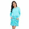 IBKUL Womens Emma Print Skort Turquoise - 29971 -Golf Clubs Shop ibkul 20emma 20print 20skort 20 2029971
