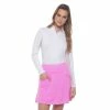 IBKUL Womens Mini Check Skort - 29754 -Golf Clubs Shop ibkul 20mini 20check 20skort 20 2029754 20pink