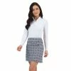 IBKUL Womens Pricilla Print Skort White/Black - 20000 -Golf Clubs Shop ibkul 20pricilla 20print 20skort 20 2029970