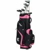 Cleveland Womens Launcher XL HALO Complete Set Black/Pink -Golf Clubs Shop launcher 20xl 20ladies 20blk 20pink 20set